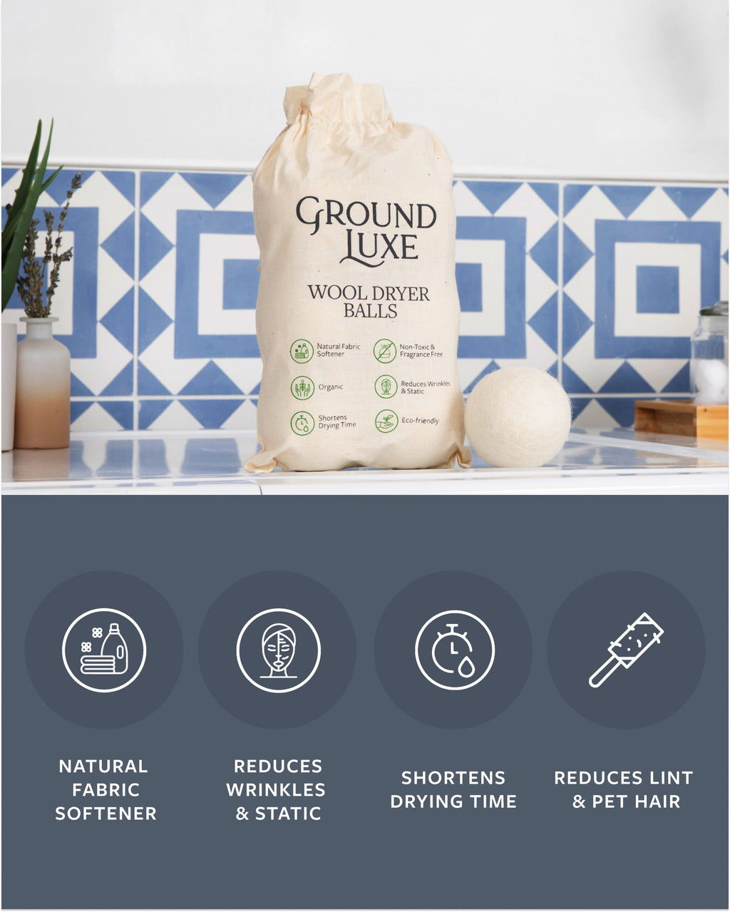 GroundLuxe Complete Grounding Laundry Care Bundle