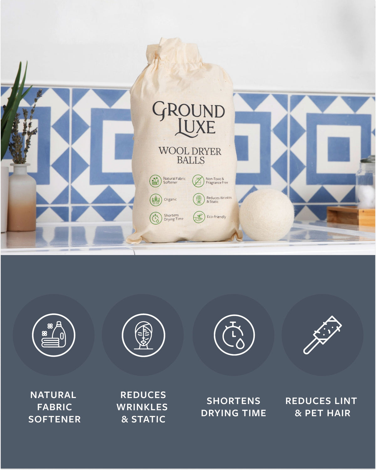 GroundLuxe Complete Grounding Laundry Care Bundle