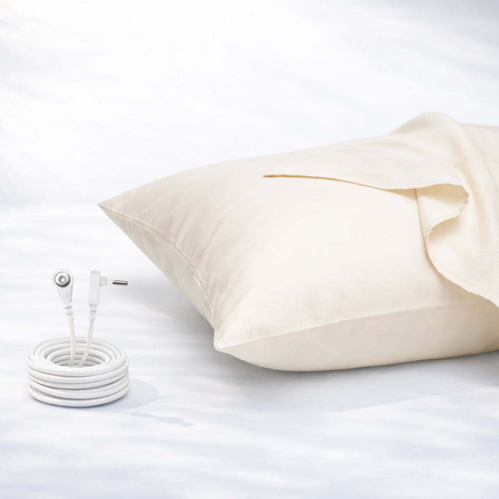 GroundLuxe Luxury Grounding Pillowcase (Organic Cotton)
