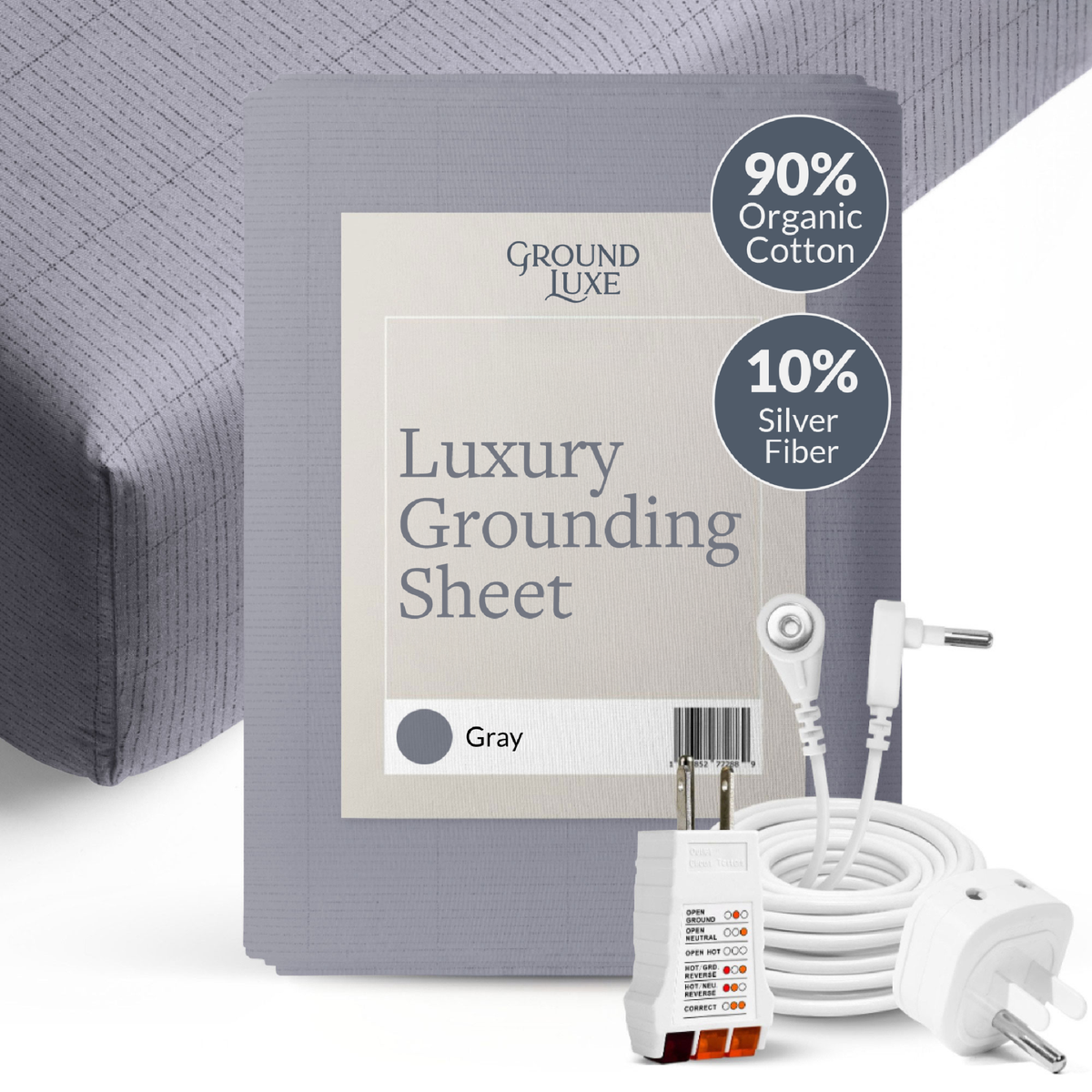 GroundLuxe Fitted Grounding Sheet (Organic Cotton)