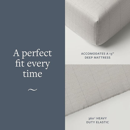 GroundLuxe Grounding Sheet Set in Beige (1 flat, 1 fitted, 2 pillowcase)